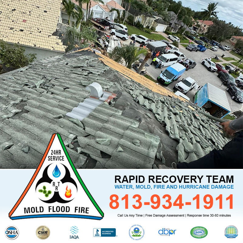 Roof Leak Repair Tampa FL helps stop water damage before it spreads through ceilings and w...
