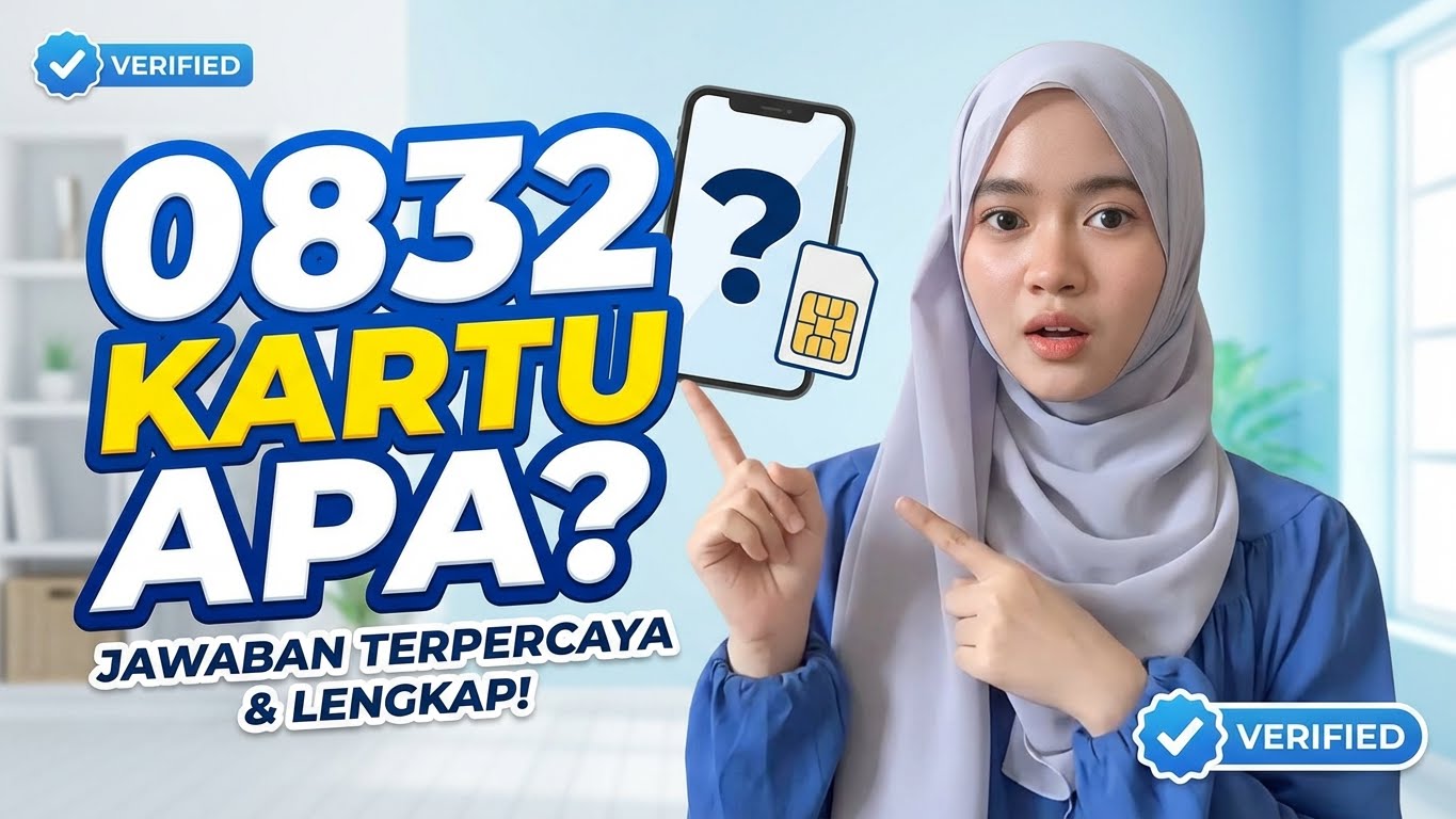 Sebenarnya 0832 kartu apa? Bisakah mengetahui asal nomor HP dengan kode awalan 0832? Selen...