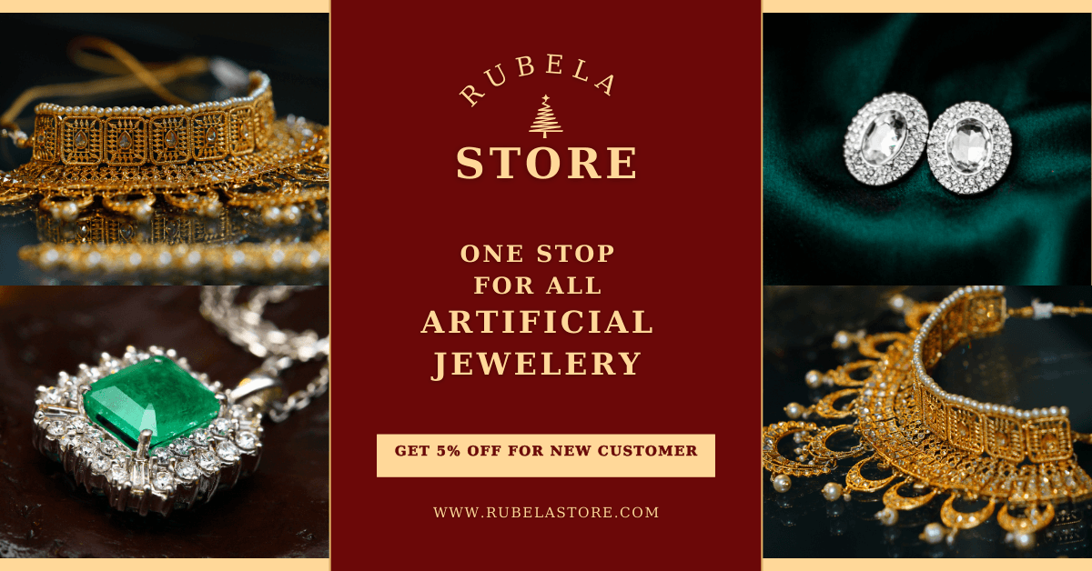 Shop Real Look Designer Artificial Jewelry at Rubela Store from a Wide Range of Real Neckl...