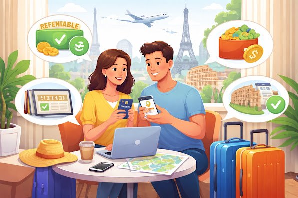    Travellers prefer refundable  hotel bookings  for Schengen visas because they offer...