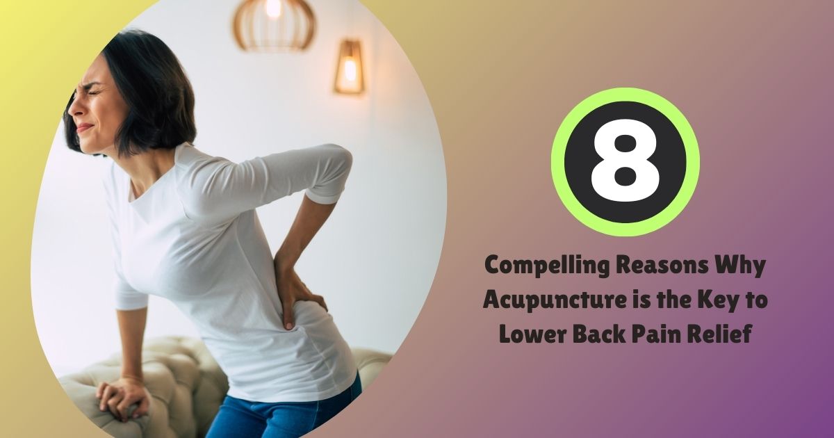 Uncover how acupuncture for lower back pain worls. Learn 8 effective ways it promotes heal...