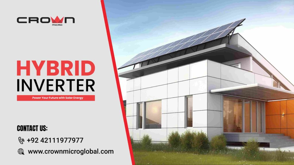 Understand the battery management with the hybrid inverter by Crown Micro Global, and make...