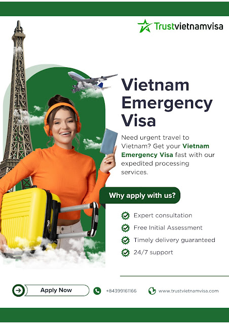 Urgently need to travel to Vietnam? Don’t stress—we specialize in Vietnam Emergency Vi...