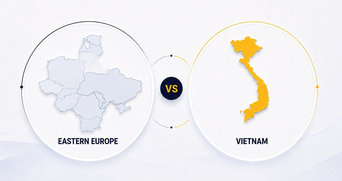 Vietnam and Eastern Europe are among the world's leading software outsourcing destinations...