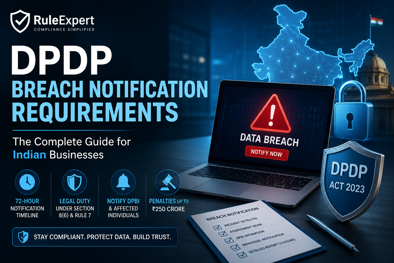 What Rule 7 of the DPDP Rules actually requires when a personal data breach happens: timel...