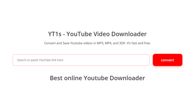YT1S.is is a browser-based YouTube video downloader that lets users convert and save video...